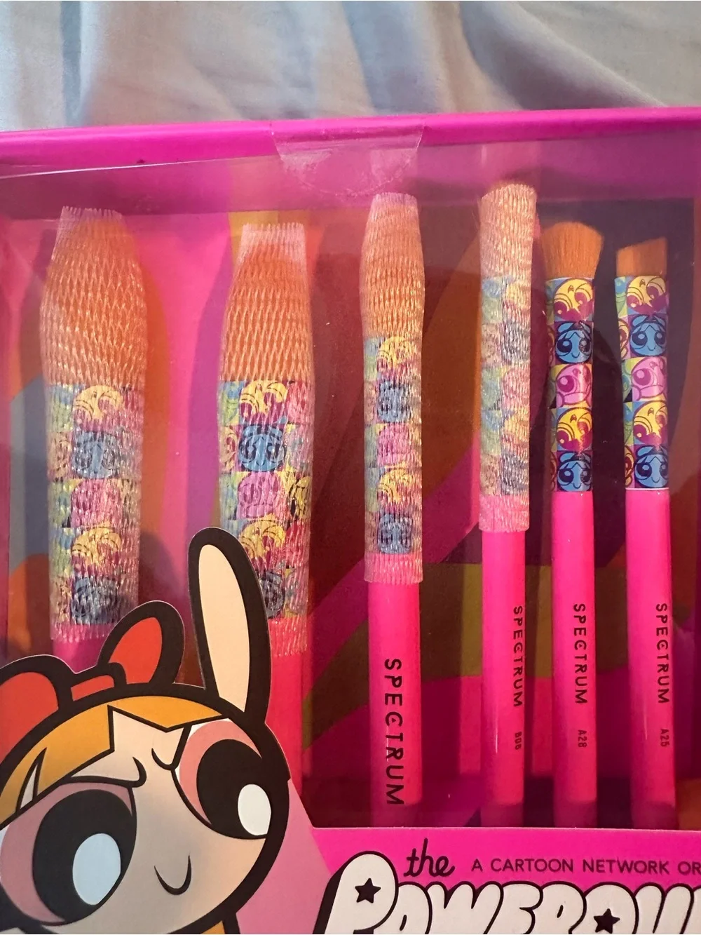 Spectrum x The Powerpuff Girls Blossom 6-piece Makeup Brush Set Brand New In Box